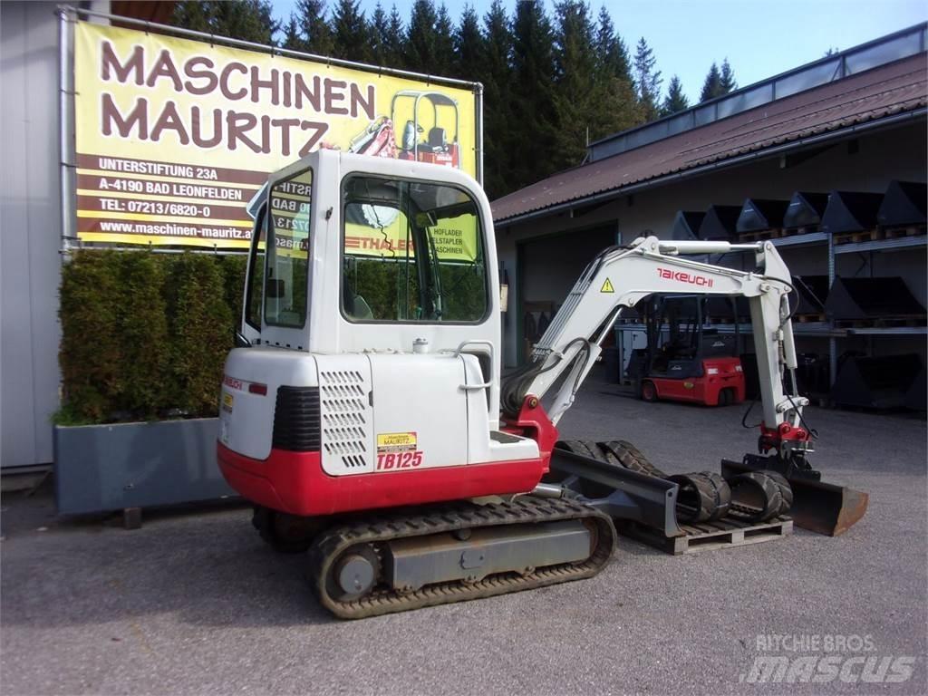 Takeuchi TB125 Mini excavators < 7t (Mini diggers)