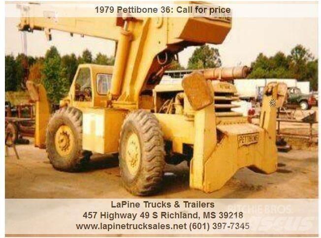 Pettibone 36 Rough terrain cranes