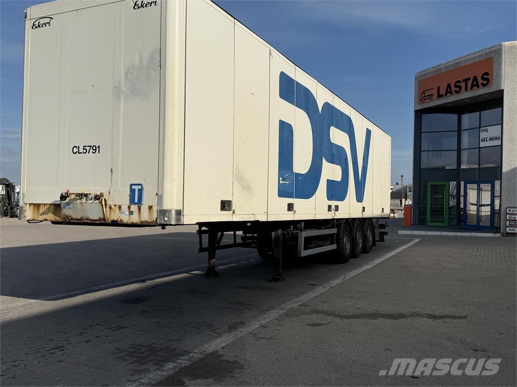 Ekeri 33 pl. Box semi-trailers