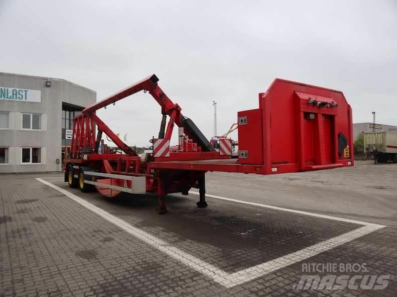 Kel-Berg Flangetrailer Flatbed/Dropside semi-trailers