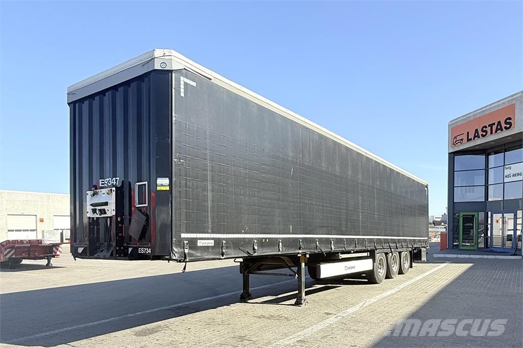 Krone 3 AKS. Curtain sider semi-trailers