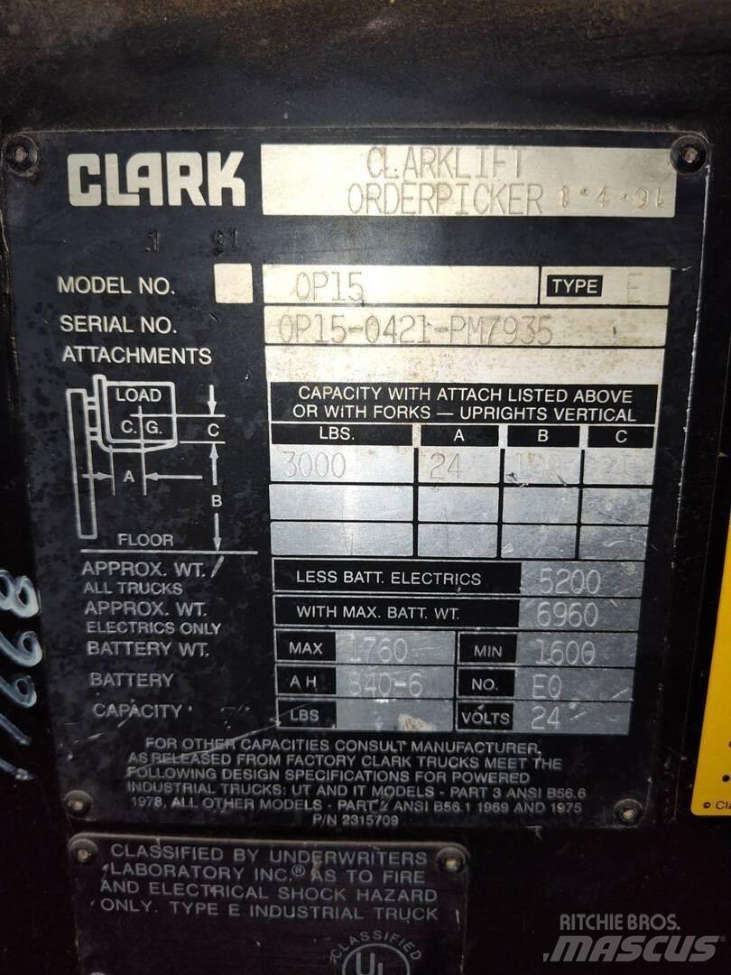 Clark OP-15 Other