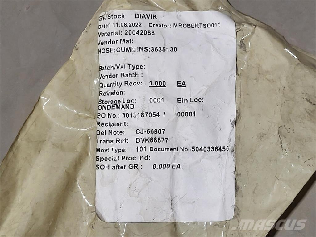 Cummins 3635130 Other components