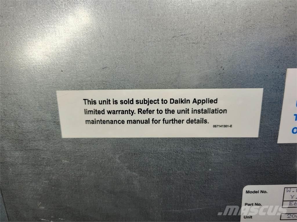  DAIKIN Enfinity 036 Heating and thawing equipment