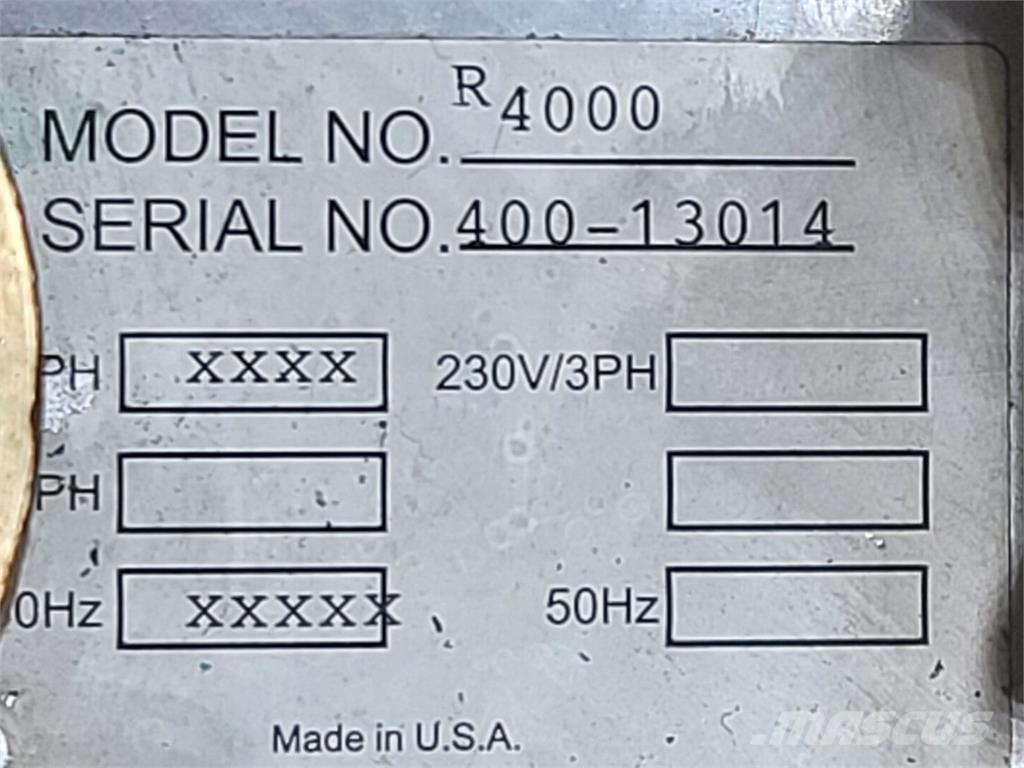  DYNAFLUX R4000 Heating and thawing equipment