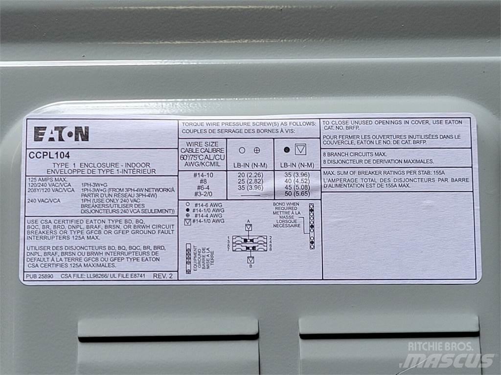 Eaton CCPL104 Other