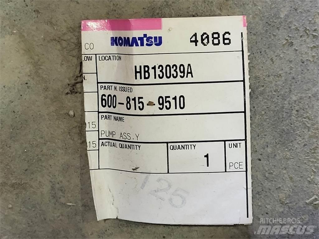 Komatsu 600-815-9510 Waterpumps