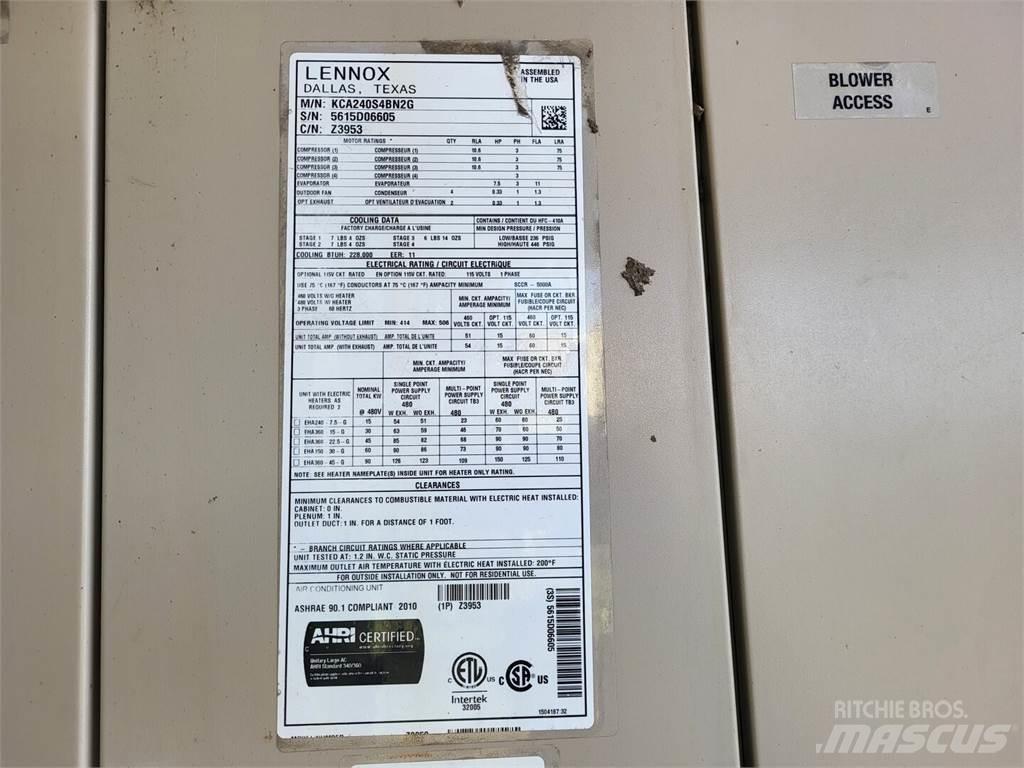 LENNOX KCA240S4BN2G Heating and thawing equipment