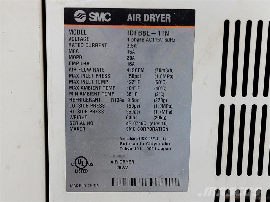  SCM IDFB8E-11N Compressed air dryers