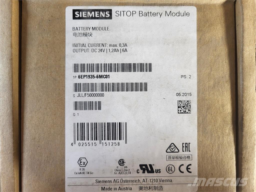 Siemens 6EP1935-6MC01 Batteries