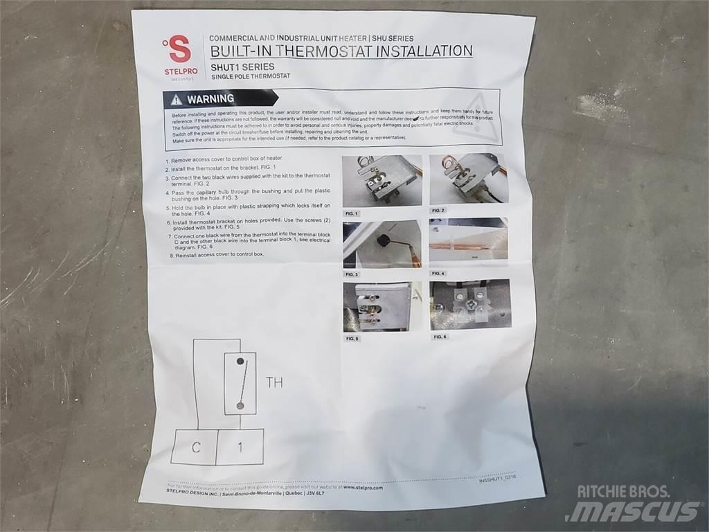  STELPRO SHUT1 Heating and thawing equipment