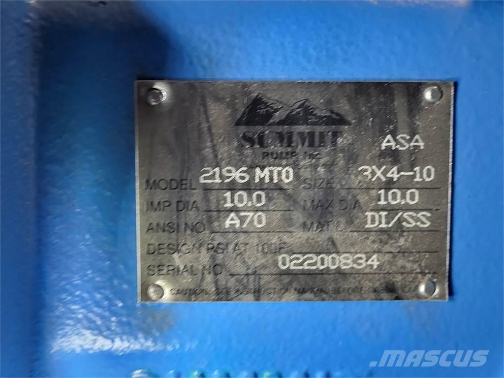 SUMMIT PUMP 2196MTO Drilling equipment accessories and spare parts