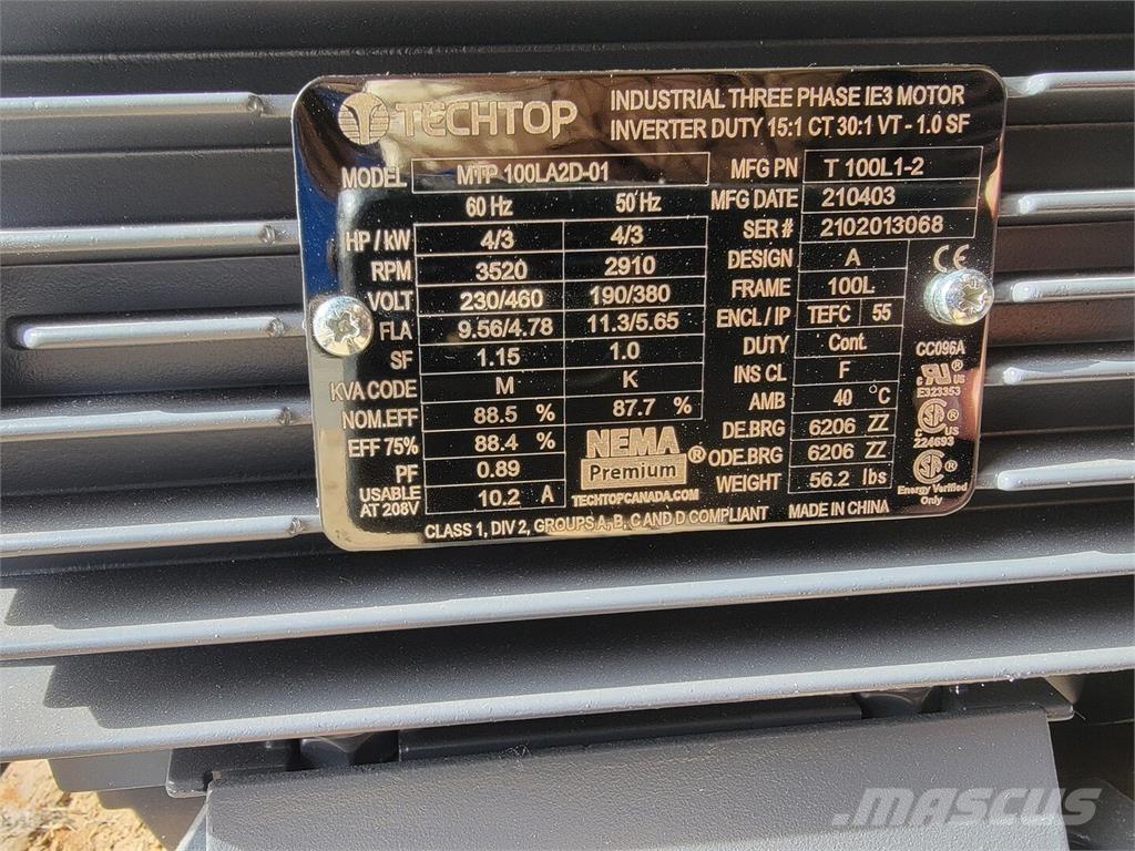  TECHTOP MTP100LA2D-01 Industrial engines