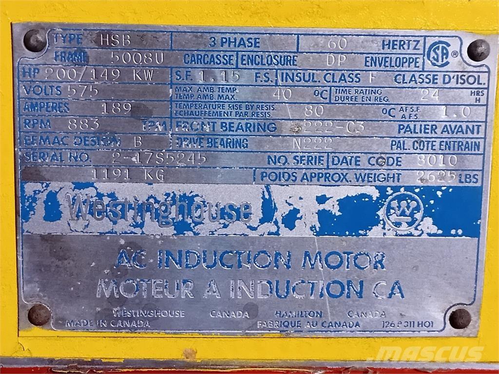 Westinghouse HSB Industrial engines