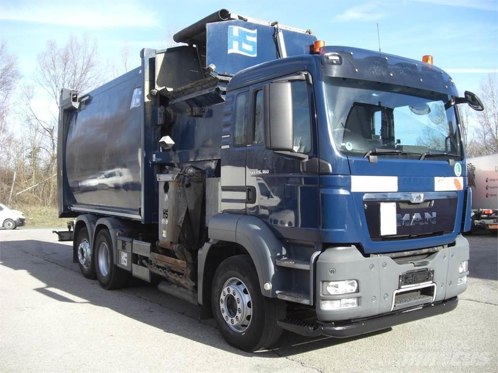 MAN 26360FNLL / RECHTSGEST. Waste trucks