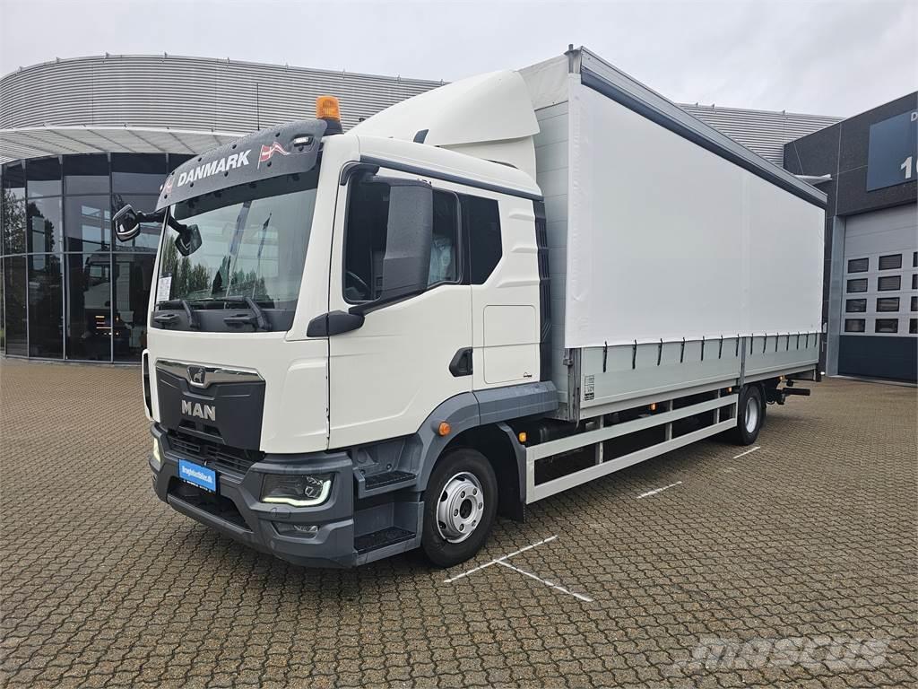 MAN TGL 12.250 Curtain sider trucks