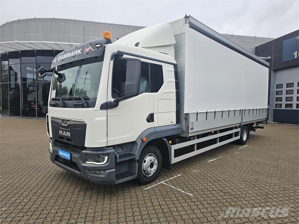 MAN TGL 12.250 Curtain sider trucks