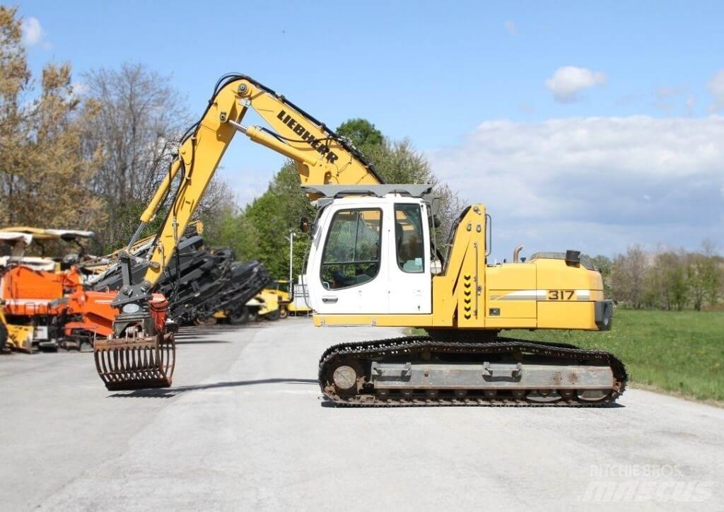 Liebherr R317 Litronic Wheeled excavators