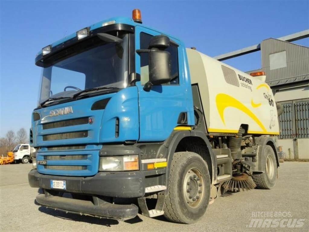 Scania P 230 Bucher Sweeper trucks