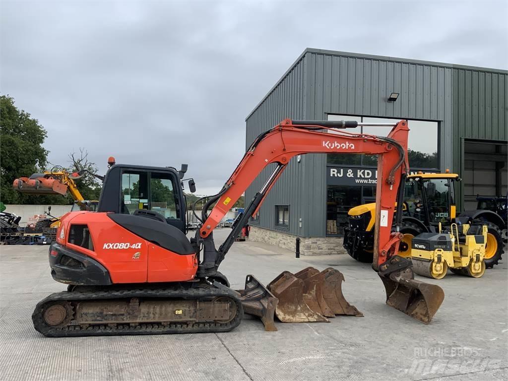 Kubota Kx080-4 (ST24000) Farm machinery