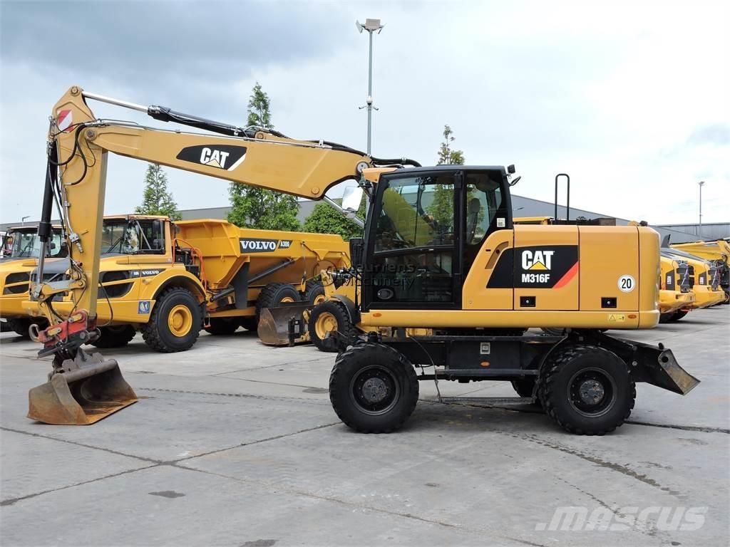 CAT M316F Wheeled excavators
