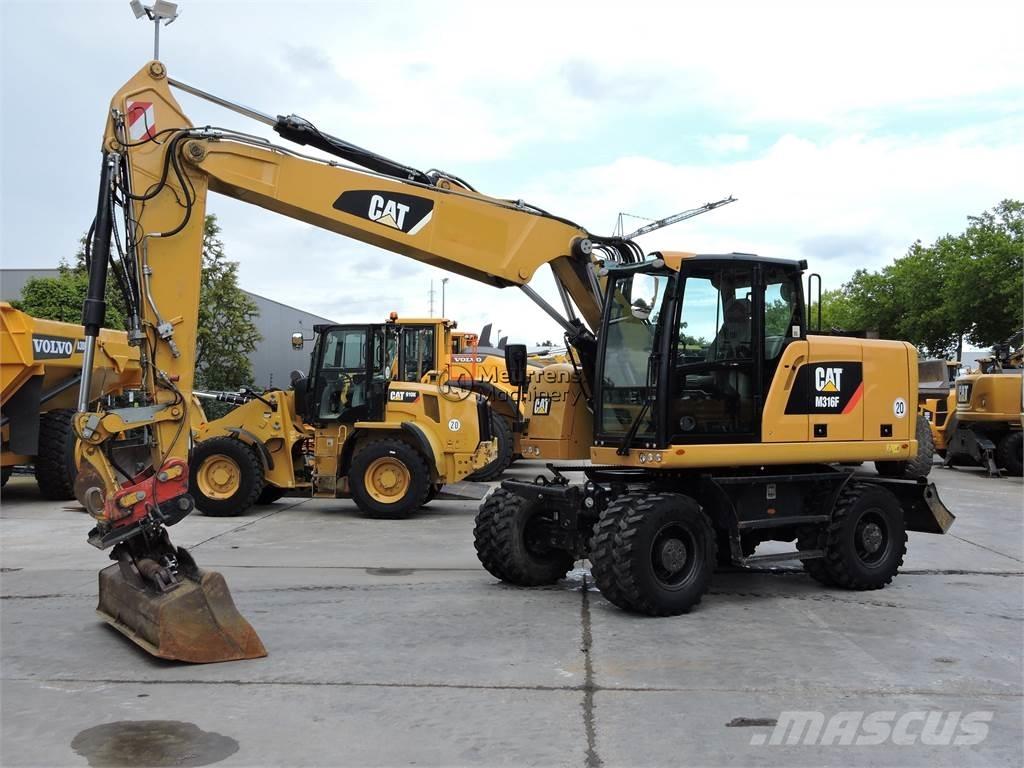 CAT M316F Wheeled excavators