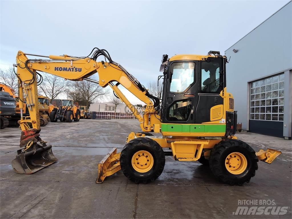 Komatsu PW98 Wheeled excavators
