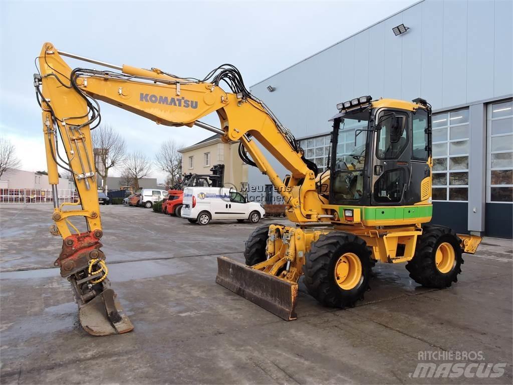 Komatsu PW98 Wheeled excavators