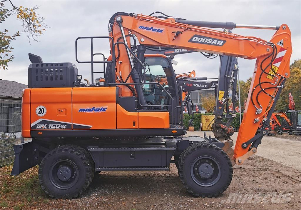 Doosan DX 160 W-7 Wheeled excavators