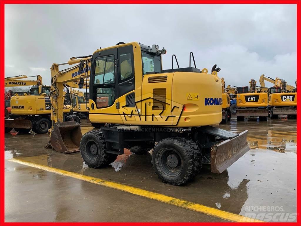 Komatsu PW148-10 Wheeled excavators