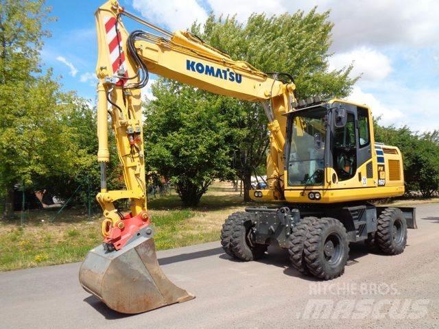 Komatsu PW 160-10 Wheeled excavators