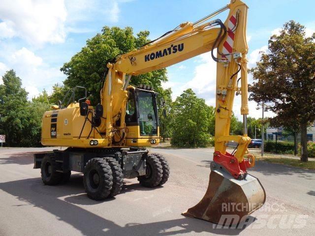 Komatsu PW 160-10 Wheeled excavators