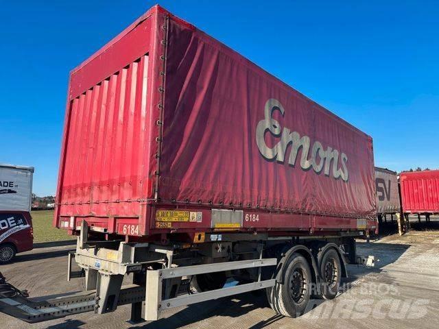 Krone 7,45 Edscha Curtain sider trucks