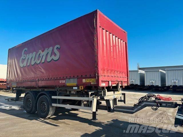 Krone 7,45 Edscha Curtain sider trucks