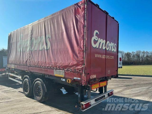 Krone 7,45 Edscha Curtain sider trucks