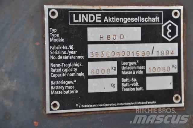 Linde H60D / Duplex Diesel trucks