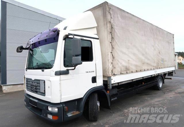 MAN 12.240 BL Curtain sider trucks