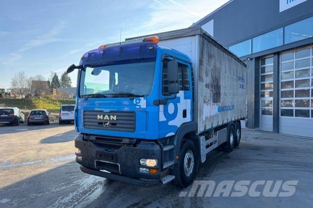 MAN TGA 26.440 6x2 Curtain sider trucks