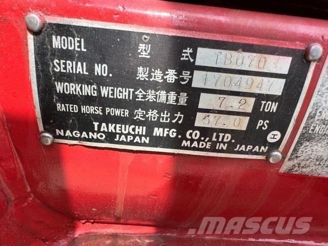 Takeuchi TB070 Mini excavators < 7t (Mini diggers)