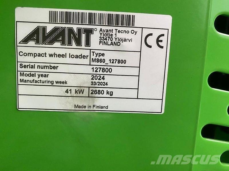 Avant 860 I TDL Skid steer loaders