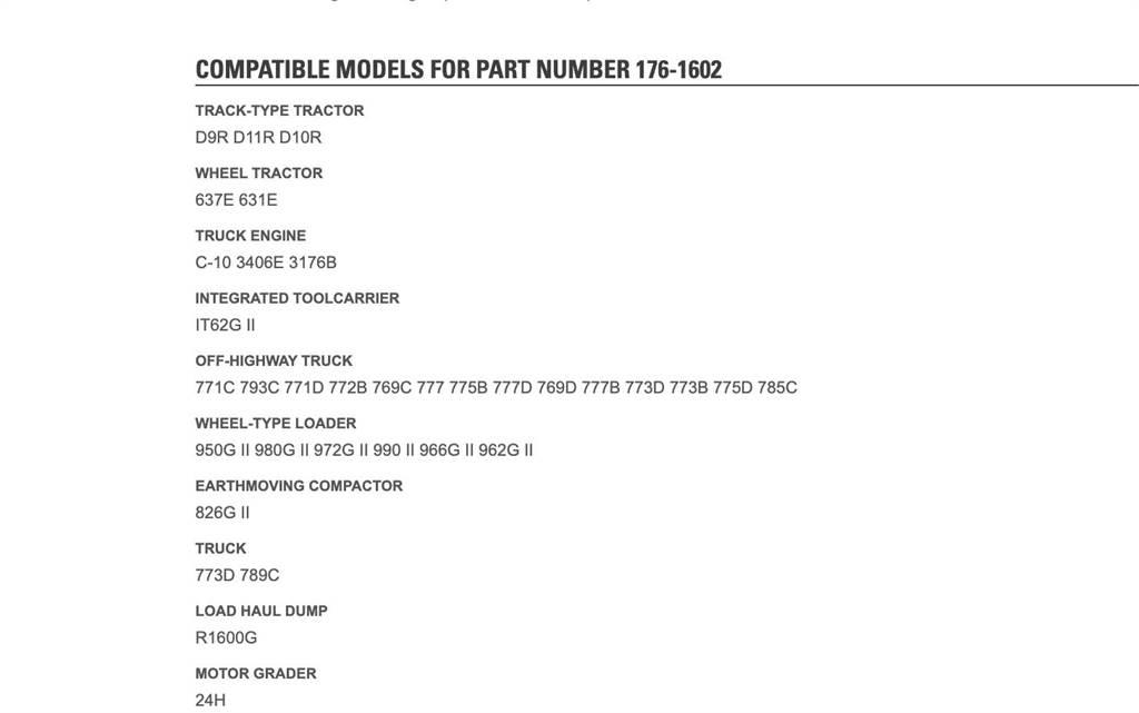 CAT 3126 Electronics