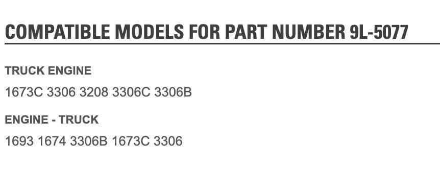 CAT 3208 Other components