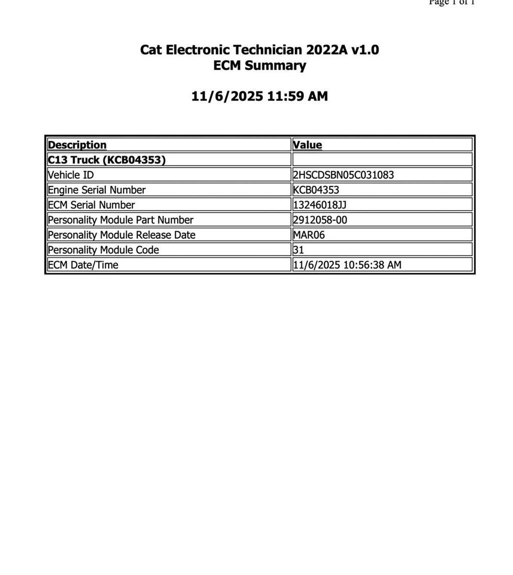 CAT C13 Electronics