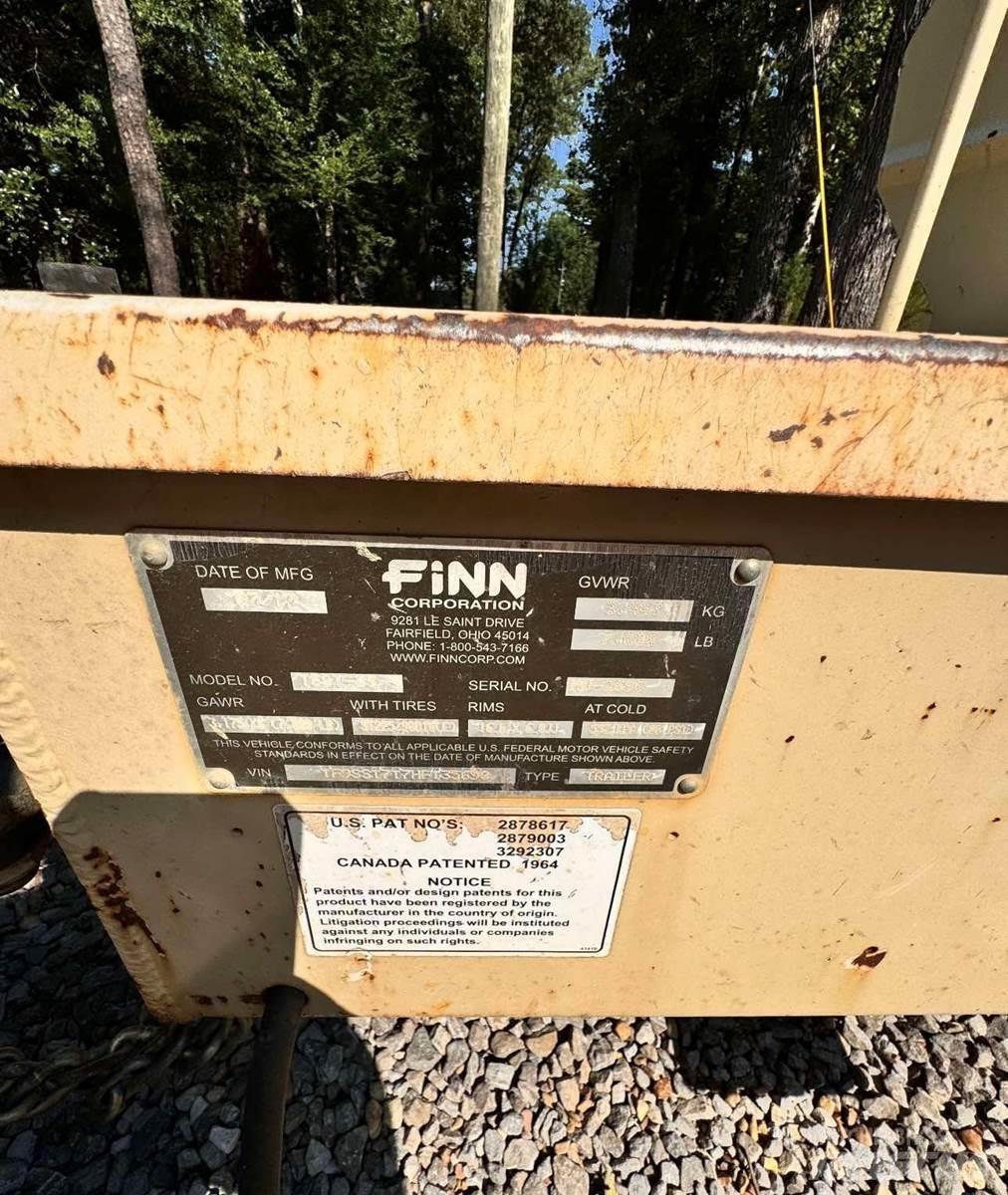 Finn T60T Hopper equipment, blowers and elevators