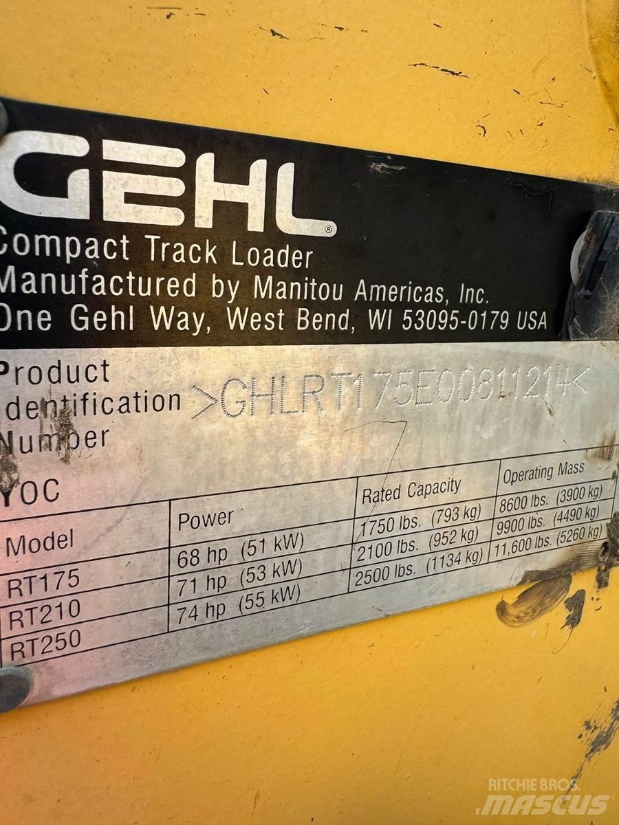 Gehl RT175 Skid steer loaders