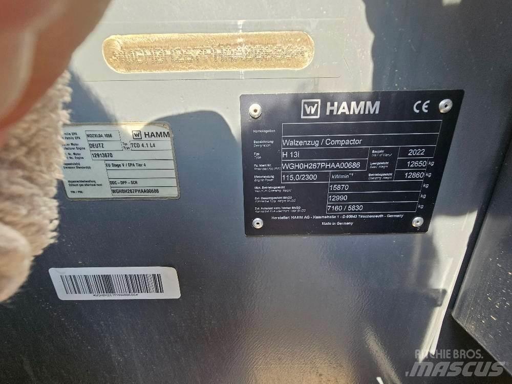 Hamm H13I Single drum rollers