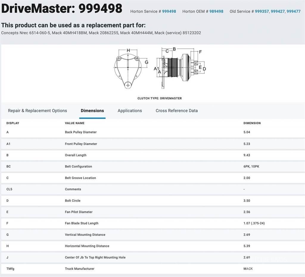 Mack AI Other components