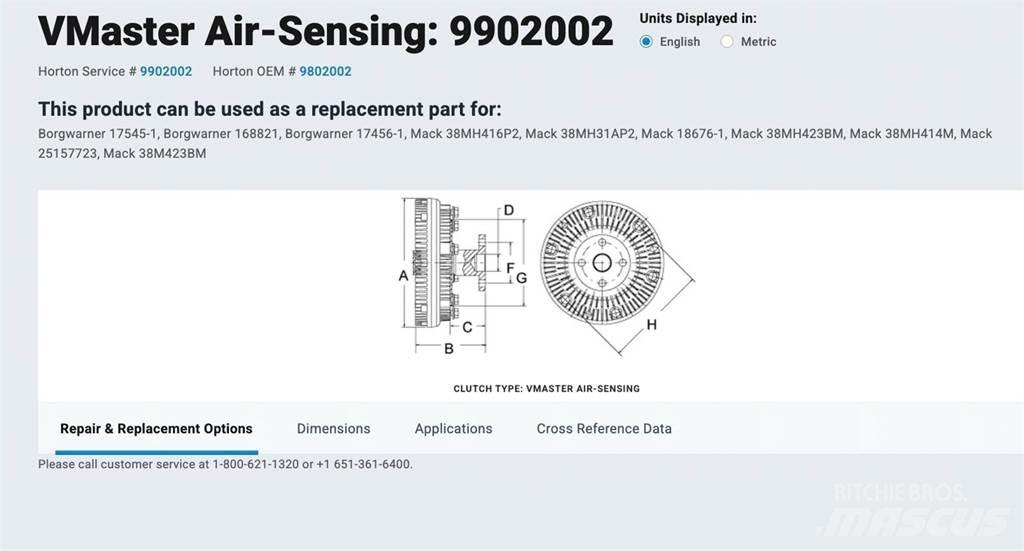 Mack EM7 Other components
