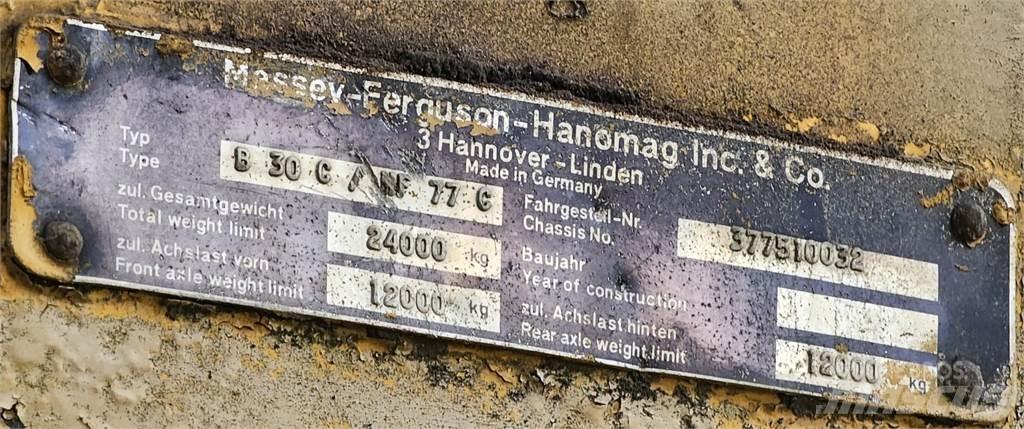 Hanomag 77C Wheel loaders