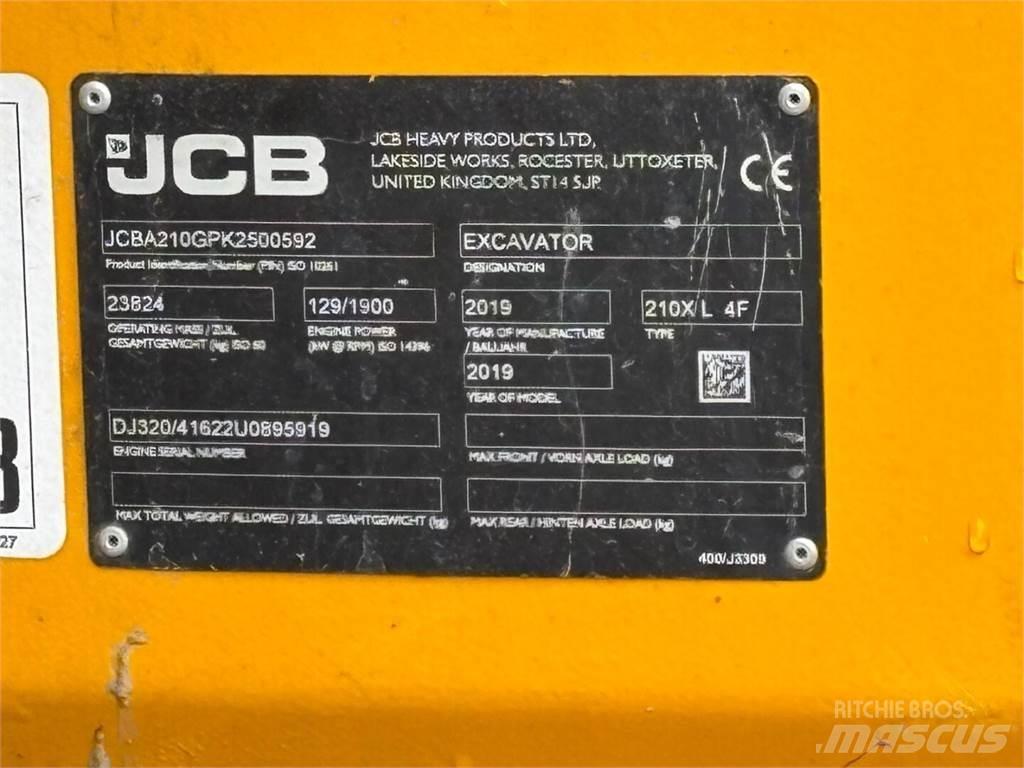 JCB 210 X L 4F Crawler excavators